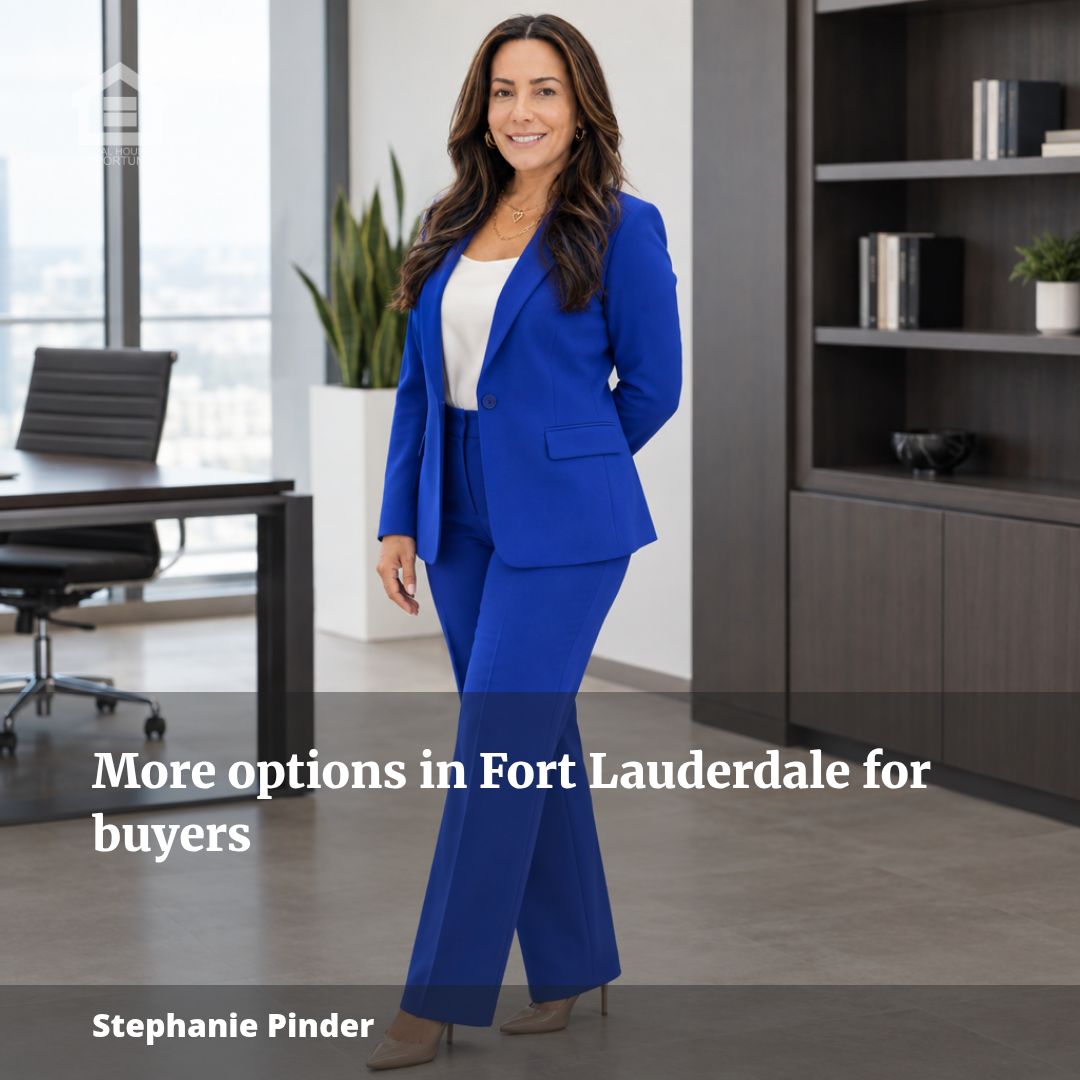 Inventory Expands in Fort Lauderdale: More Choices for Buyers